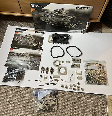 MEGA BLOKS Call Of Duty Desert Tank Building Set DPB59 - Incomplete Parts Rare • $189