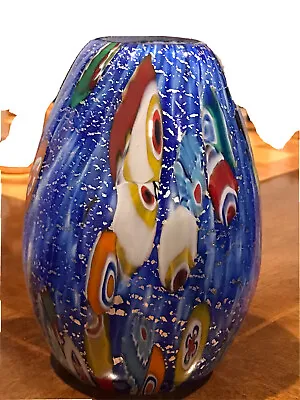Murano Millefiori Art Glass Pendant Light Lamp Shade *2 Available *Sold Each • $598