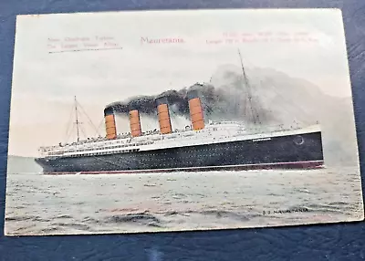 1907 Mauretania Ship Postcard • $8.35