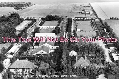 SF 3865 - Aerial View Of Potters Beach Camp Hopton On Sea Suffolk • £8.95