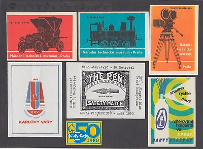Series Of Old Czechoslovakian Unofficial Matchbox Labels 5. • $1.90