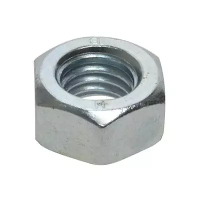 Zinc Plated M8 (8mm) Metric Coarse High Tensile Hex Standard Full Nut • $4