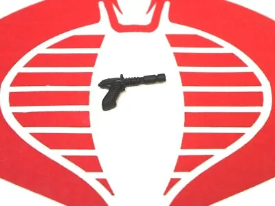 GI JOE Weapon Black Pistol // Handgun 1:18 Scale Figure Accessory #0802-10 • $2.99