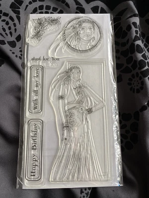 £5.99 • Buy Debbi Moore Art Deco Rome Acrylic Clear Stamp