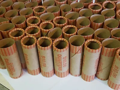 1000 Quarter Paper Coin Wrappers. Pre-Crimped 1 End Shotgun Rolls $0.25 Quarters • $55.19