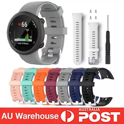 Strap Silicon Band Silicone Replacement For Garmin Forerunner 45 45S 965 Swim 2 • $6.95