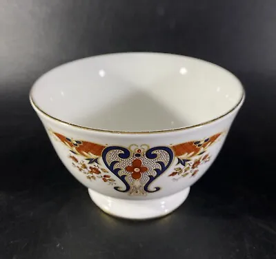 Colclough Royale Sugar Bowl Bone China Sugar Basin In Red Brown And Blue. A874 • £4.30