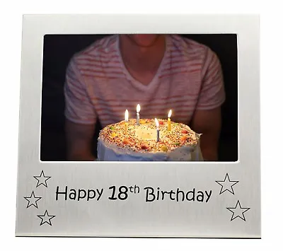 Happy 18th Birthday Photo Picture Frame Unique Gift Idea Keepsake Teenager • £7.19