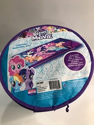 My Little Pony Movie Camp Sleeping Bag 2017 Hasbro Pinkie Pie Rainbow • $19.99