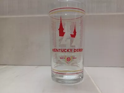 2018 KENTUCKY DERBY GLASS 144 OFFICAL MINT JULEP GLASS (Justify) • $5.99