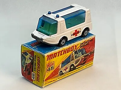 Moko Lesney Matchbox #46 Strecha Fetcha Ambulance Superfast/ Box • $9.99