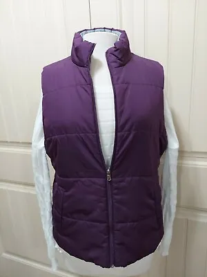 Womens Made For Life Purple And Gray Vest Size Large - NWOT • $18
