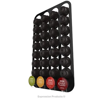 Dolce Gusto Coffee Capsule Pod Holder Wall Mounted  Holds  16-96 Capsules • £36.28