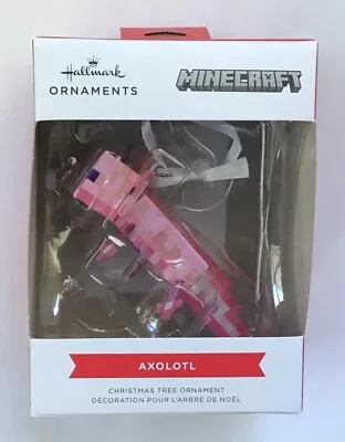 2023 Hallmark Ornament Tree Minecraft Pink Axolotl Video Game • $8.95