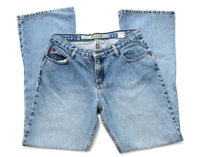 Vintage 90s Y2K Mudd Low Rise Flare Leg Jeans Women's Juniors Size 13 • $35
