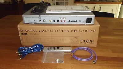 £41 • Buy Pure Dab Digital Tuner Drx-701es With Remote Control