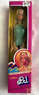 Nib New Sunsational Malibu P.j. Barbie Doll 1981 Mattel 1187 Nrfb Free Ship • $99.99