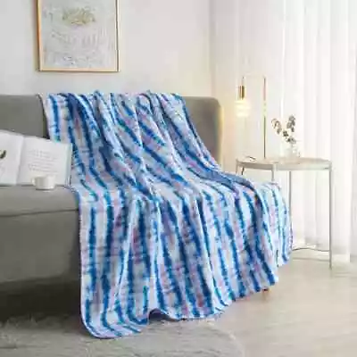 Mainstays Fleece Throw Blanket 50x60in Tie Dye Super Soft BNWT • $9.99