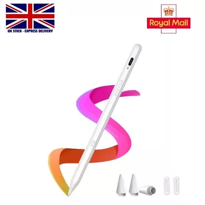 Stylus Pen For IPad&Tabs With Palm Rejection&Magnetic For Writing/Drawing Pencil • £15.50