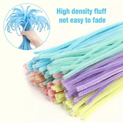 310pcs Pipe Cleaner Set Sticks Soft Educational Chenille Stems With Floral Wire • $77.11