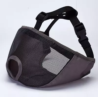 £18.19 • Buy Short Snout Dog Muzzle - Suits Pug, Boxer, French+Bulldog Breathable Mask S-XL
