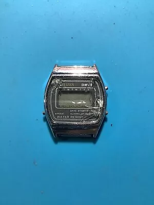 Vintage 1980s Citizen Digital Watch P080- 917375 KT For Parts / Repair • $15