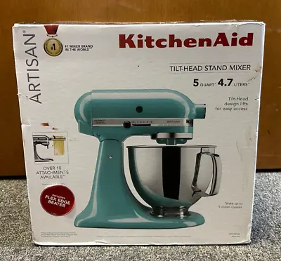 KitchenAid 5 QT Tilt-Head Lift Stand Mixer KSM150FEAQ - Aqua Sky - Brand New • $258