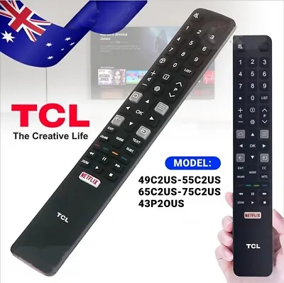 Genuine TCL TV FFALCON TV Remote RC802N ARC802N YUI1 For TCL 65C2US 75C2US • $10.95