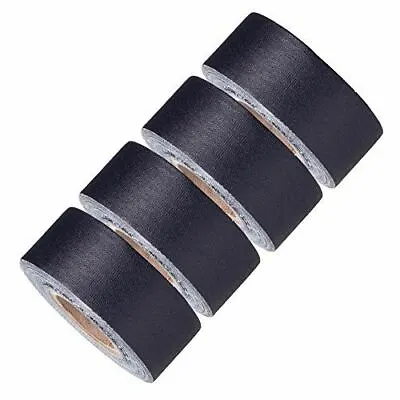 Mini Gaffer Tape Rolls 1 Inch X 8yards - Pack Of 4 Black Made In USA • $17.71