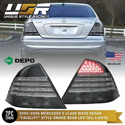 $143.96 • Buy DEPO All Smoke W/ Circuit Board LED Tail Light For 2000-06 Mercedes W220 S Class