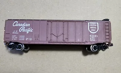 Bachmann N S Scale Canadian Pacific 51 Foot Plug Door Box Car Freight Trains  • $8.95