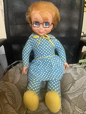 1967 Talking Mrs. Beasley Doll W Glasses And Apron • $74.99