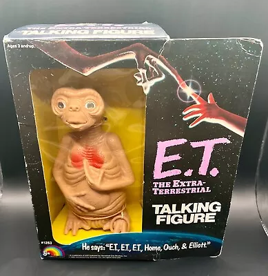 Vintage E.T. The Extra-Terrestrial Talking Figure Still In The Box! (1982) • $49.99