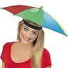 £5.99 • Buy Adult Unisex Multi-Coloured Umbrella Hat 