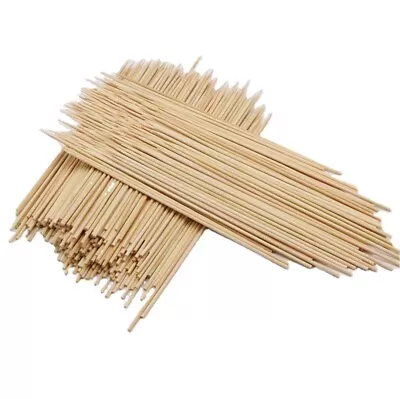 £2.49 • Buy 100 Bamboo Skewers 30cm Long 12  Wooden Cocktail Sticks BBQ Kebab Fruit Party