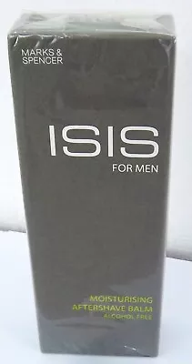 M&s Isis For Men Moisturising Aftershave Balm 100ml New Boxed Cellophane Sealed • £24.99