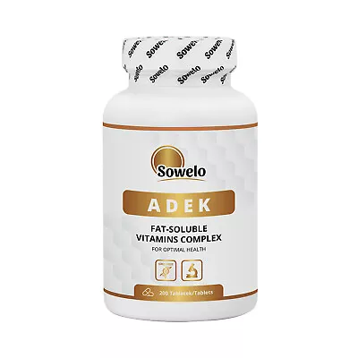 Sowelo Vitamin A D E K Tablets Multivitamin • £11.03