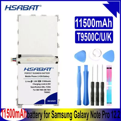 HSABAT T9500U T9500K 11500mAh Table Battery For Samsung Galaxy Note Pro 12.2 SM • $88.64