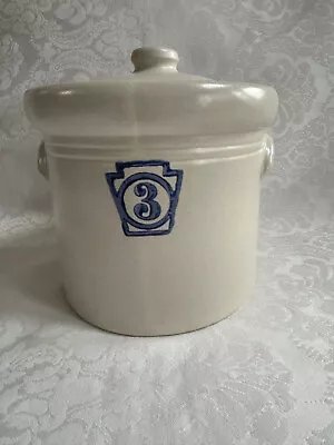 Vintage Pfaltzgraff Yorktowne Keystone Canister / Crock Numbered #3 With Lid • $24.99