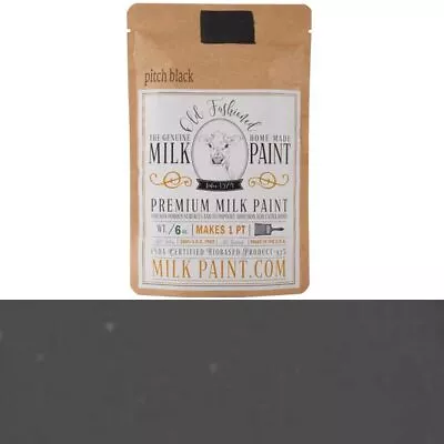 Old Fashioned Milk Paint Color: Pitch Black Pint – Packaged As Powder • $16.14