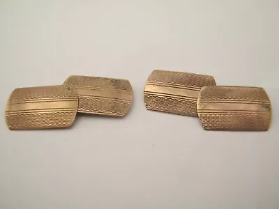 Vintage 9ct Gold Birmingham Hallmarked Gents Cufflinks - 3.3g • £120