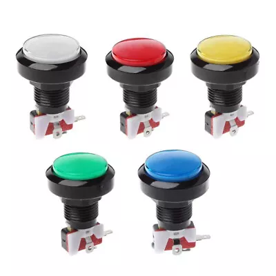 Arcade Round Shape LED Illuminated Push Button Micro Switch For Arcade Machine • $1.40