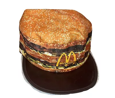 Rare Vintage 80s McDonald’s Big Mac Novelty Promo Hat Size OS • $64.99