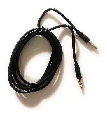3.5mm Stereo Black Color Male To Male Jack Port Extension Audio Aux Cable • $7.20