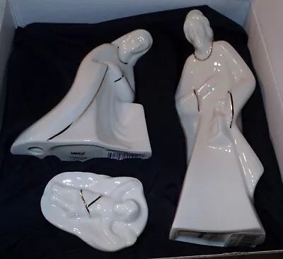 Mikasa ~ Holy Night Nativity ~ 3 Piece Set ~ Mary - Joseph - Baby Jesus *new • $27.50