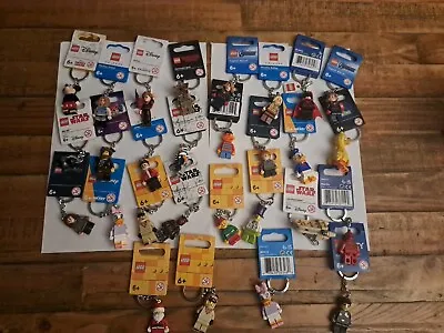 Genuine Lego Keyrings  Various Styles   Friends  Star Wars  Marvel And Others • £6.49