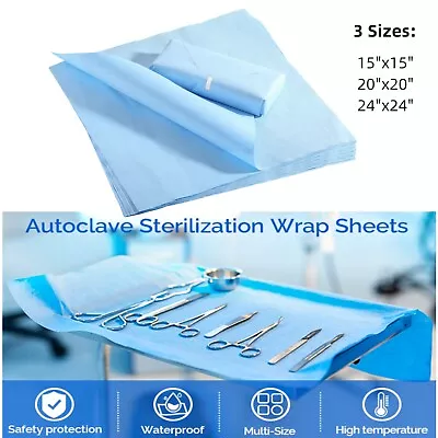 JMU Autoclave CSR Sterilization Wrap Sheets Crepe Paper Steam & Ethylene Oxide • $21.99