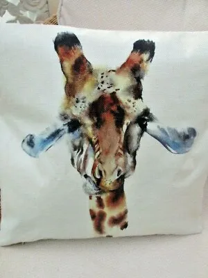 £6.99 • Buy   Giraffe Painting Print Cushion Cover New  