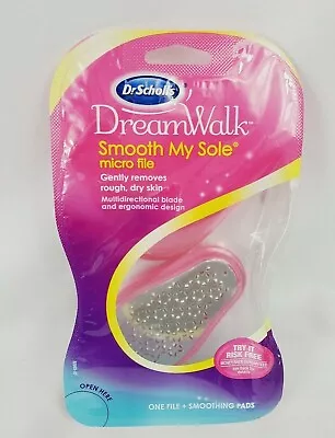 Dr Scholl's Dreamwalk Smooth My Sole Micro File With Smoothing Pad • $24.02