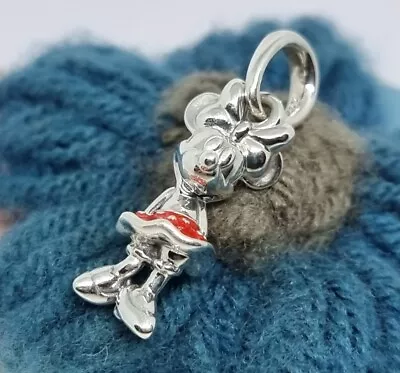 Genuine Pandora Disney Minnie Mouse Pendant Charm 💕 S925 ALE  NEW  • £40